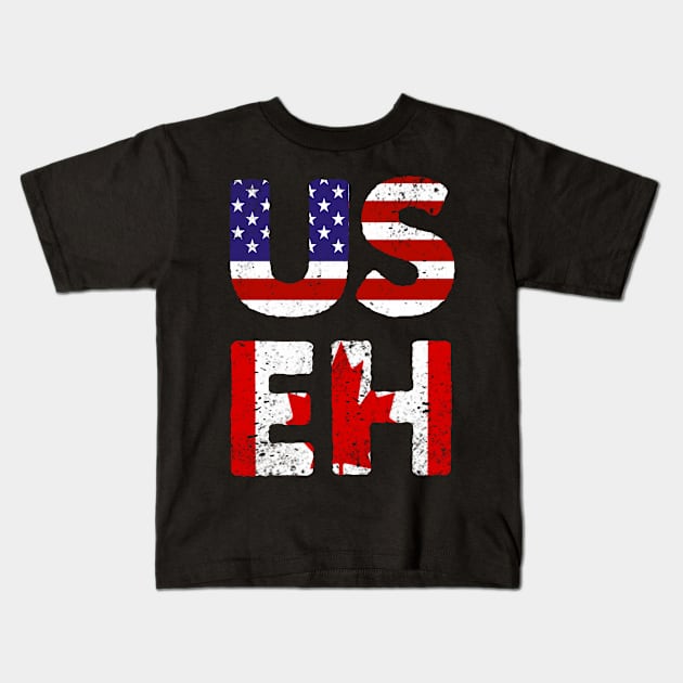 Canada USEH day Kids T-Shirt by Leosit